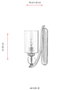 Opviq Lámpara de pared AP-1597-1E Antiquation